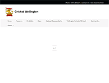Tablet Screenshot of cricketwellington.co.nz